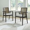 Signature Design by Ashley Galliden Dining Arm Chair, Set of 2, Black - 2 of 4