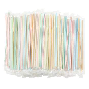 JANYUN 30 Pieces Reusable Bent Plastic Straws,BPA-Free,9