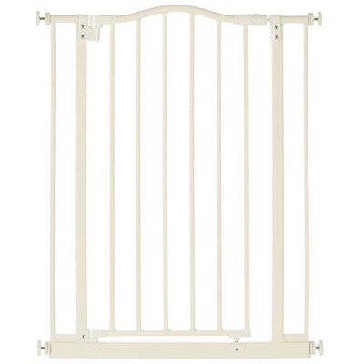 Toddleroo by North States 4978 Portico Arch Tall & Wide Baby Safety Gate, Linen