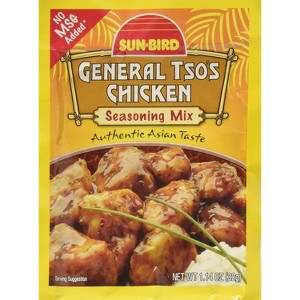Sunbird General Tso Chicken Seasoning Mix - 24 pack, 1.14 oz - 1 of 3