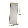 Vynxaria Surface - Mounted Mirrors,Save Space & Elevate Aesthetics,Perfect for Modern & Neat Decor Styles for a Tidy Look - 3 of 4