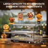 NEEDONE 2-Tier Countertop Food Warmer with LED Display & Adjustable Thermostat for Pizza, Hot Dogs, Pastries & More - 2 of 4