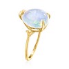 Ross-Simons Ethiopian Opal Fleur-De-Lis Ring in 14kt Yellow Gold - 3 of 4