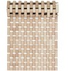 Home Mart Goods 16.54" x 22.83" - Breached White Non-Slip Bottom Quick Dry Foldable Natural Bath Mat - 2 of 4
