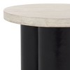 Benvolio Accent Table - ACC3001B - White Washed/Black - Safavieh - 3 of 4