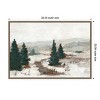 Amanti Art 33"x23" Melting Snow I by Ethan Harper Framed Canvas Wall Art Print - 4 of 4