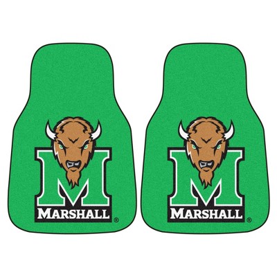 NCAA Marshall Thundering Herd Carpet Car Mat Set - 2pc