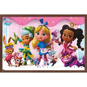 Trends International Disney Alice's Wonderland Bakery - Group Framed Wall Poster Prints - 1 of 4