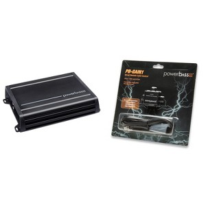 PowerBass ACS-500D - 500 Watt x 1 @ 1-Ohm Amplifier with PB-GAIN1 - Remote Level Controller - 1 of 4