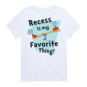 Boys' - Dr. Seuss - Recess Is My Favorite Thing Short Sleeve Graphic T-Shirt - 1 of 4