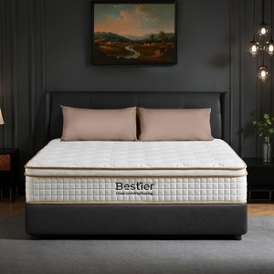 10"/12"/14" Tencel Gel Memory Foam Hybrid Mattress in a Box Medium-Firm for Motion Isolation - 1 of 4