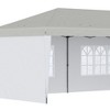 Gulches 10' x 20' Pop Up Canopy Tent with 4 Sidewalls, Heavy Duty Instant Gazebo for Parties, Includes Carry Bag for Outdoor & Garden (White) - 3 of 4
