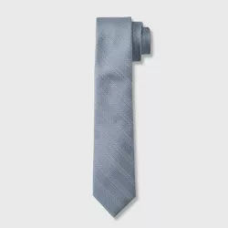 Men's Non Solid Striped Tie - Goodfellow & Co™ Silver
