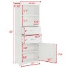 Bathroom Cabinets, Storage Cabinets, Cupboards, Display Cabinets with Open Shelves, Freestanding Living Room Floor Cabinets, Home Office-The Pop Home - 4 of 4