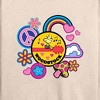 Women's - Peanuts - Woodstock Peace And Love Flair Lightweight French Terry Wide Neck Long Sleeve Shirt - 2 of 4