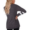 Haute Edition Women's Varsity Stripe Slouchy Tee - 2 of 2