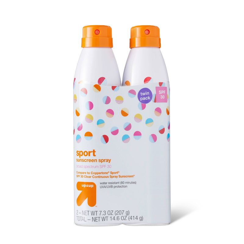 Kids&#39; Sunscreen Spray - SPF 30 - 14.6oz/2pk - up &#38; up&#8482;, 1 of 6