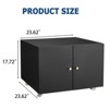 Metal Printer Stand with Storage, Mobile Printer Cabinet, Table for Printers with Adjustable Shelf File Cabinets on Wheels 3D Printers Stand - 4 of 4