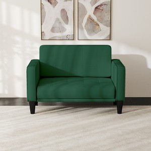 Kayamas 70" Small Loveseat Sofa Small Couch for Living Room, Comfy Love Seat with Removable Washable Cover and Solid Wood Frame - 1 of 4