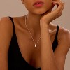 Personalized Initial Necklace Silver Plated Letter Tag Trendy Jewelry - 4 of 4