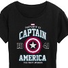 Women's - Marvel - Captain America The First Avenger Short Sleeve Graphic T-Shirt - 2 of 4