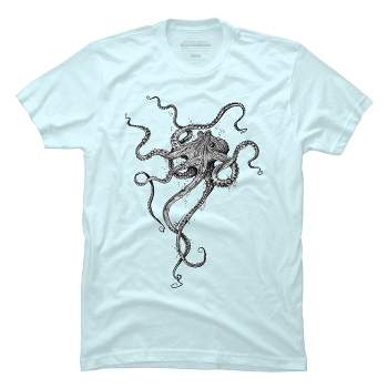 Men's Design By Humans Octopus By TAOJB T-Shirt