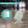 iHome AirPods Case for 1st & 2nd Gen, Twill Cover with Key Clip, Easy Install & Protection, Moss - 4 of 4