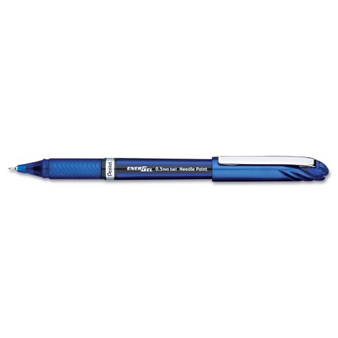 Pilot Liquid Rollerball Pens, Extra-Fine Point, 0.5 mm, Blue/White Barrel,  Blue Ink, Pack Of 12 Pens