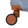 Vynxaria Expandable ABS Hardshell 3-Piece Luggage Blue Brown 20/24/28" Lightweight with Spinner Wheels TSA Lock - 3 of 4
