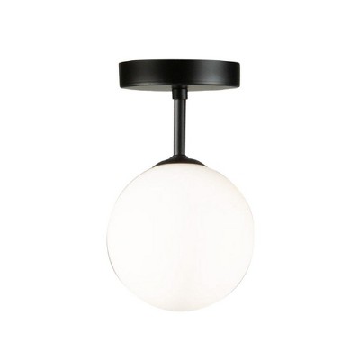 Artcraft Lighting Comet 1 - Light Semi-Flush Mount in  Semi Matte Black
