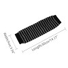 Allegra K Women's Fingerless Thumbhole Striped Arm Warmer Gloves - 3 of 4
