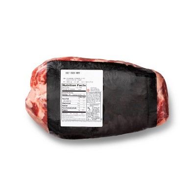 Fresh USDA Choice Angus Beef Boneless Chuck Roast - 1.59-4.10 lbs - price per lb - Good & Gather™
