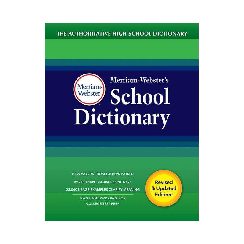 Merriam-Webster's School Dictionary - (Hardcover), 1 of 2