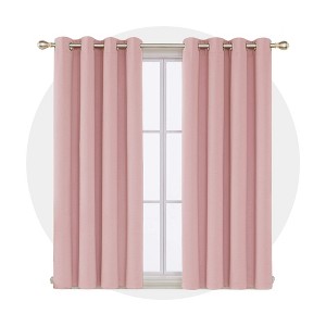 Deconovo Blackout Thermal Grommet Window Curtain 1 Panel - 1 of 4