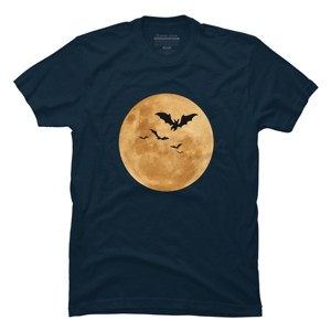 Men's Design By Humans Halloween - Moon By MonkeyStore T-Shirt - 1 of 4