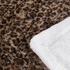 50"x60" Faux Rabbit Fur to Faux Shearling Reversible Throw Blanket - Mantolok - 4 of 4