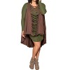 Women's Slitback Convertible Shawl - SHAWL DAWLS - image 2 of 3