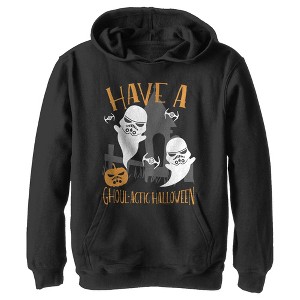 Boy's Star Wars Ghoulactic Halloween Stormtrooper Pull Over Hoodie - 1 of 4