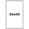 PosterPalooza | Classic Silver Picture Frame - UV Acrylic, Foam Board Backing, Hanging Hardware - 2 of 4