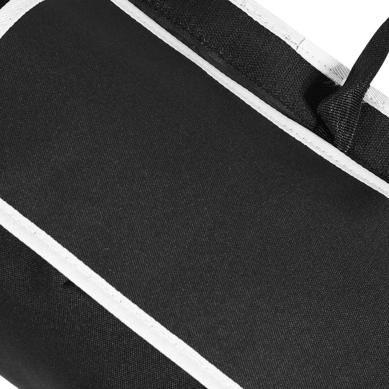 Unique Bargains Car Trunk Organizer Hanging Back Seat Cloth Storage Bag with 6 Pockets Black 39.37"x18.11", 5 of 7