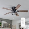 Airsurfer 52''5-Blade Flush Ceiling fan with Light Kit and Control Included - 2 of 4