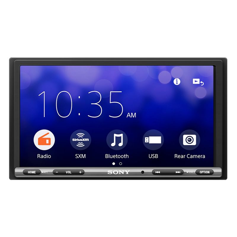 Sony Mobile XAV-AX3200 6.95" Bluetooth Media Receiver with Apple CarPlay and Android Auto, 1 of 14