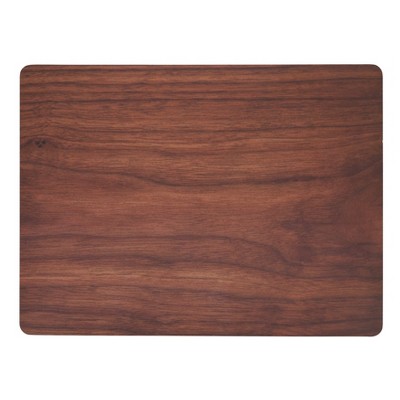 Saro Lifestyle Wood Print Placemat (Set of 4 pcs), Brown