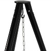 Sunnydaze Outdoor Camping or Backyard Steel Tripod Fire Pit Cooking Grilling BBQ Grate - 22" - Black - 4 of 4