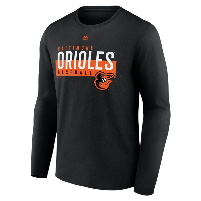 MLB Baltimore Orioles Men&#39;s Long Sleeve Core T-Shirt, 2 of 4