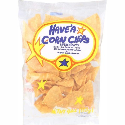 Have'a Corn Chips, Regular Flavor, 4-Ounce Bag (Pack of 24)