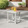 WestinTrends Azura Outdoor 18" HDPE Square Adirondack Patio Side Table - 2 of 4