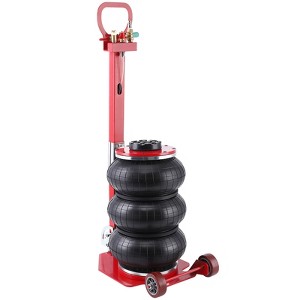 Portable 3-Ton Pneumatic Car Jack, Air Jack, 15.7" Lift Height, 3 Tons/660 LBS Load Capacity, Fast-Lifting Pneumatic System, Adjustable Handle - 1 of 4