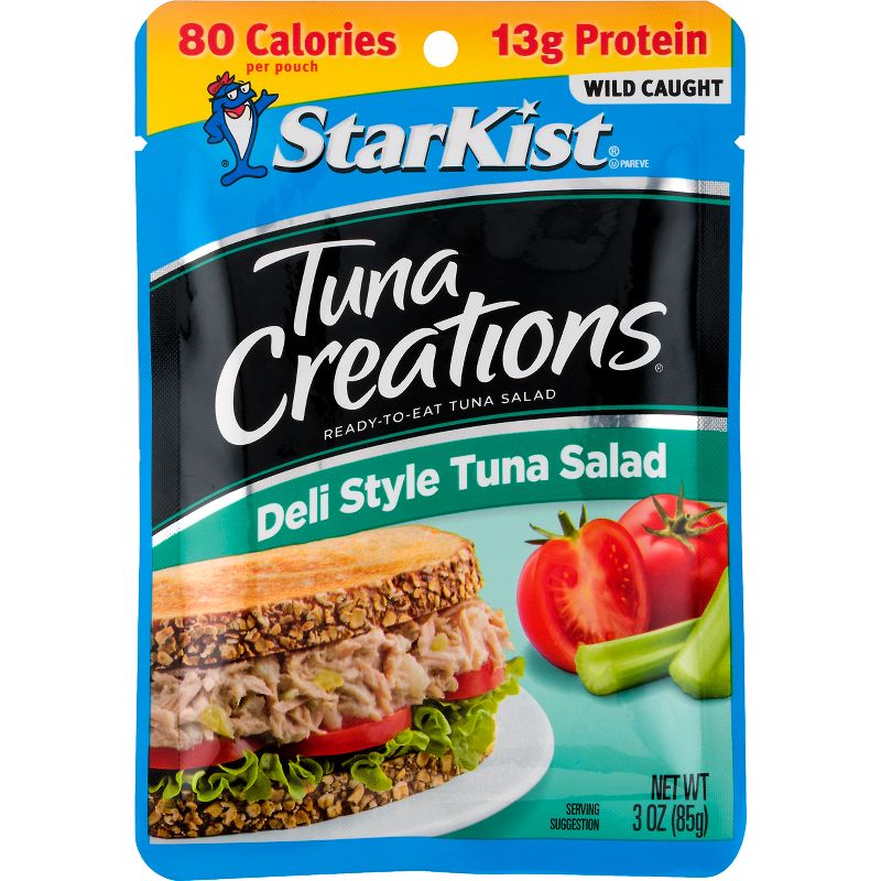 StarKist Tuna Creations Deli Style Tuna Salad Pouch - 3oz, 1 of 7