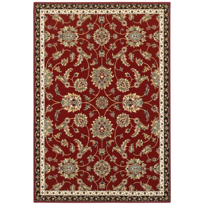 Oriental Weavers Kashan 370RI Red/ Multi Indoor Area Rug - 3'10" x 5'5"